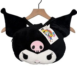 Sanrio Kuromi Plush Head Backpack NWT 12” Hello Kitty & Friends